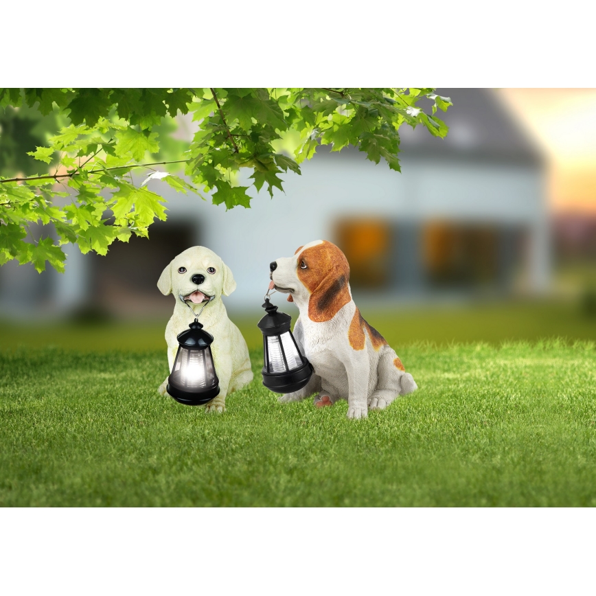 Globo - LED solcellslampa LED/0,06W/3V med sensor IP44 600 mAh