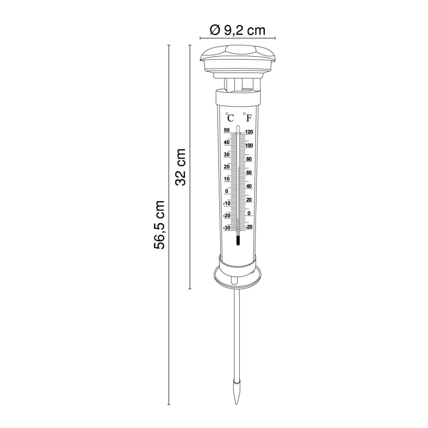 Globo - LED solarlampa LED/0,06W IP44 600 mAh