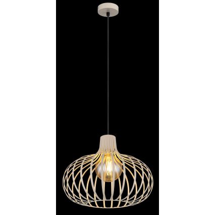 Globo - Pendellampa med vajer 1xE27/40W/230V beige