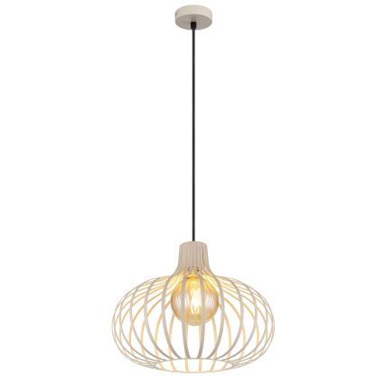 Globo - Pendellampa med vajer 1xE27/40W/230V beige