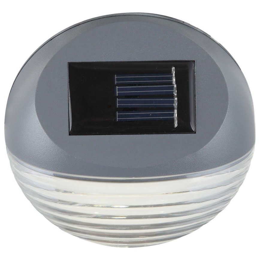 Globo - LED solcellsvägglampa 2xLED/0,06W/1,2V IP44 200 mAh
