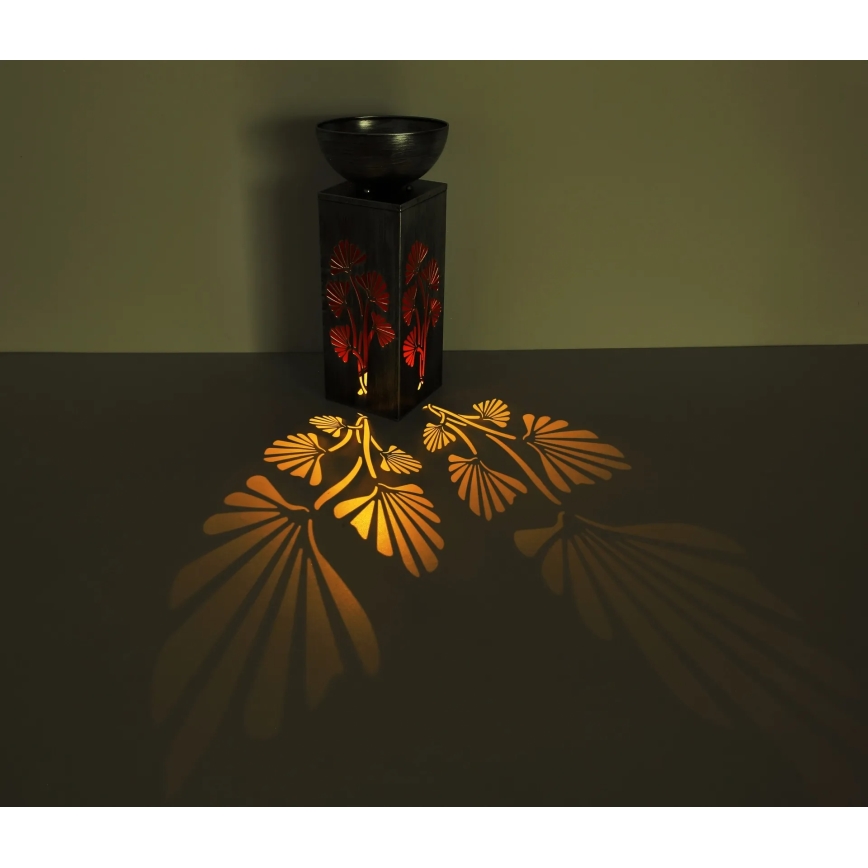 Globo - LED-solcellslampa med blomkruka LED/3V IP44 300 mAh