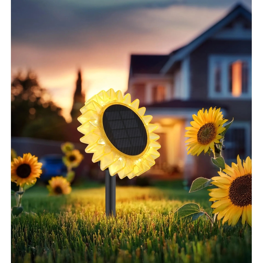 Globo - LED Solarlampa LED/0,06W/3V solros IP44 800 mAh