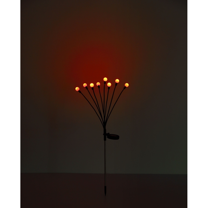 Globo - LED RGB solcellsbelysning 8xLED/0,06W/3,2V IP44