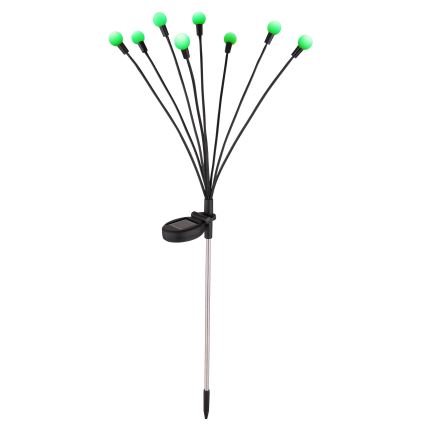 Globo - LED RGB solcellsbelysning 8xLED/0,06W/3,2V IP44