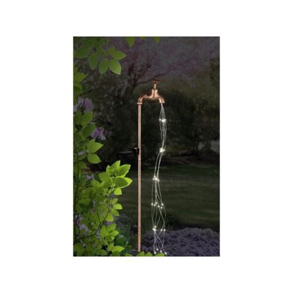 Globo - LED-solcellsarmatur LED/3V IP44 300 mAh kran