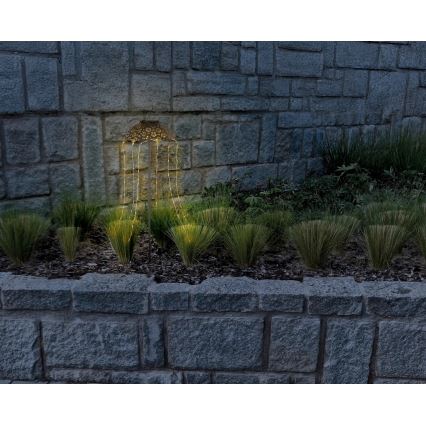 Globo - LED Solcellslampa LED/3V IP44 300 mAh paraply