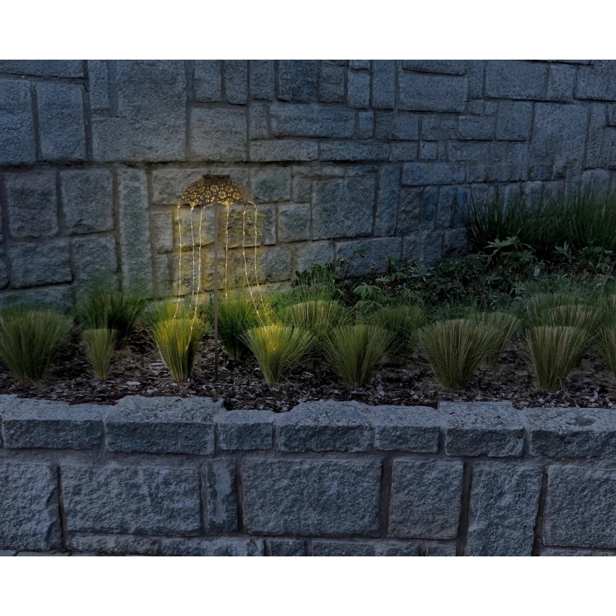 Globo - LED Solcellslampa LED/3V IP44 300 mAh paraply