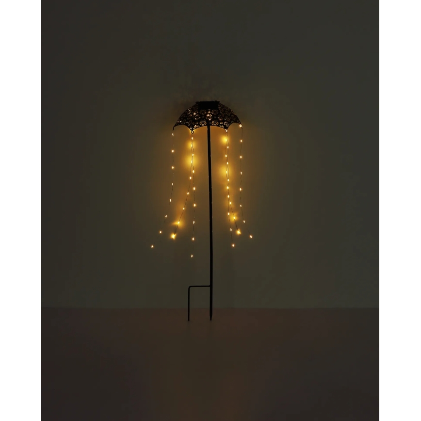 Globo - LED Solcellslampa LED/3V IP44 300 mAh paraply