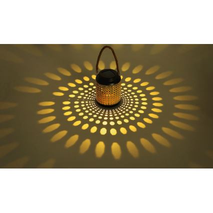 Globo - LED solcellsbelysning LED/0,06W/3V 3000K IP44 bambu