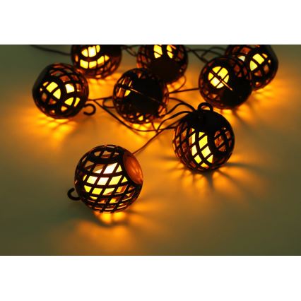 Globo - LED solcellsljusslinga 98xLED/0,1W/3V 410 cm IP44 600 mAh