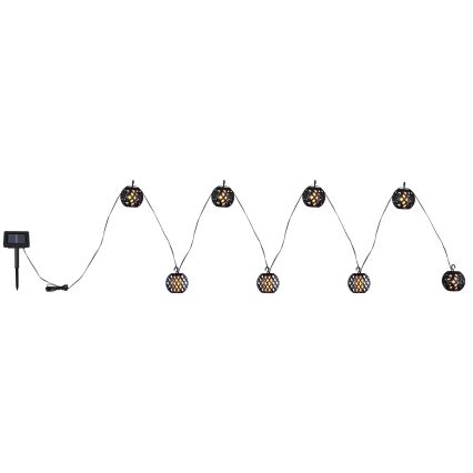 Globo - LED solcellsljusslinga 98xLED/0,1W/3V 410 cm IP44 600 mAh