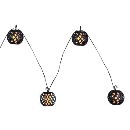 Globo - LED solcellsljusslinga 98xLED/0,1W/3V 410 cm IP44 600 mAh