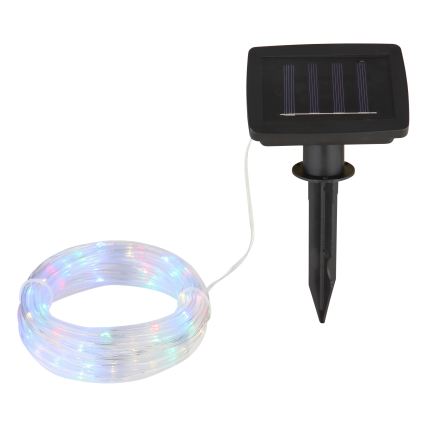 Globo - LED solcellsslinga LED/1,2 V IP44 4,9 m 600 mAh