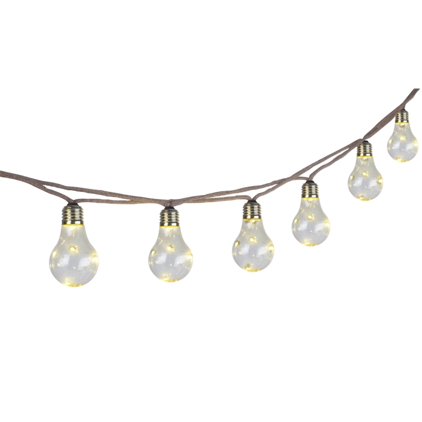 Globo - LED Solcell Dekorativ slinga 50xLED/0,06W/3,2V 570 cm IP44