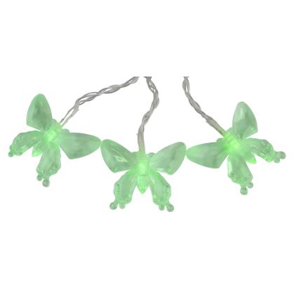 Globo - LED RGB Dekorativ slinga 10xLED/0,06W/3,2V 470 cm IP44