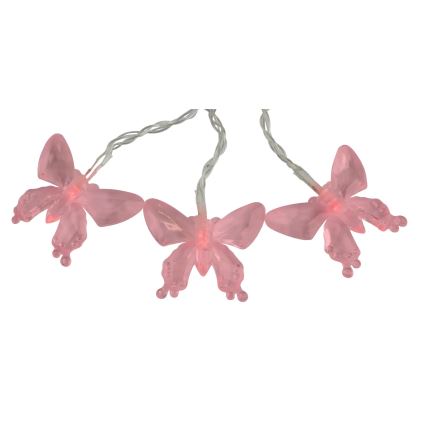 Globo - LED RGB Dekorativ slinga 10xLED/0,06W/3,2V 470 cm IP44