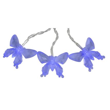 Globo - LED RGB Dekorativ slinga 10xLED/0,06W/3,2V 470 cm IP44