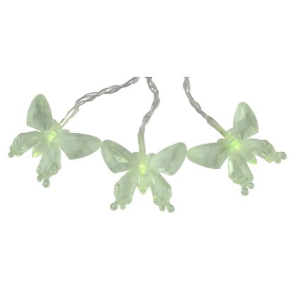 Globo - LED RGB Dekorativ slinga 10xLED/0,06W/3,2V 470 cm IP44