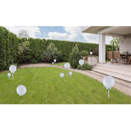 Globo - LED solcellslampa 2xLED/0,06W/1,2V IP44 600 mAh