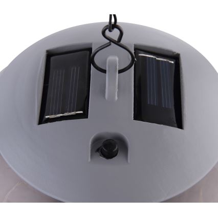 Globo - LED solcellsljuskrona på kedja 30xLED/0,06W/1,2V diameter 20 cm IP44