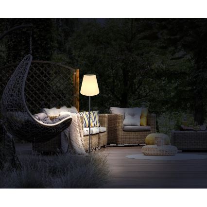 Globo - LED RGB Solcellslampa med touch, golvmodell LED/0,1W/3V IP44 2000 mAh + fjärrkontroll