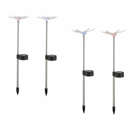 Globo - KIT 4x LED solcellsbelysning LED/0,06W/3V IP44