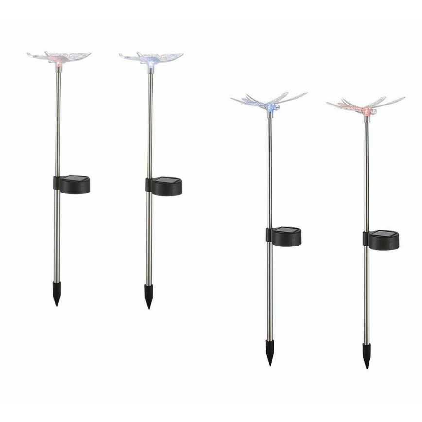 Globo - KIT 4x LED solcellsbelysning LED/0,06W/3V IP44