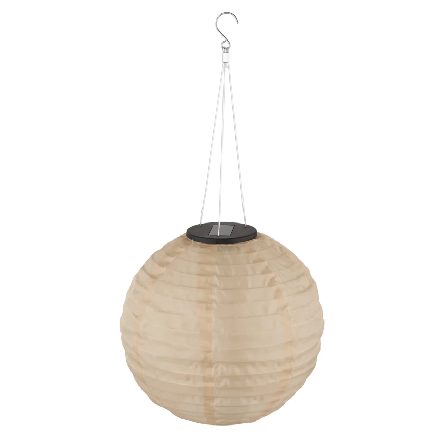 Globo - LED hängande solarlampa LED/0,5W/3V IP44 300 mAh beige