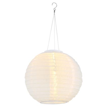 Globo - LED Solcellslampa för takhängning LED/0,5W/3V IP44 vit 300 mAh