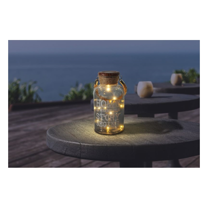 Globo - LED Solcellslampa LED/0,6W/3,2V IP44 200 mAh