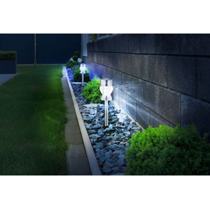 Globo - LED RGBW Solcellslampa 2i1 LED/0,06W/3V IP44