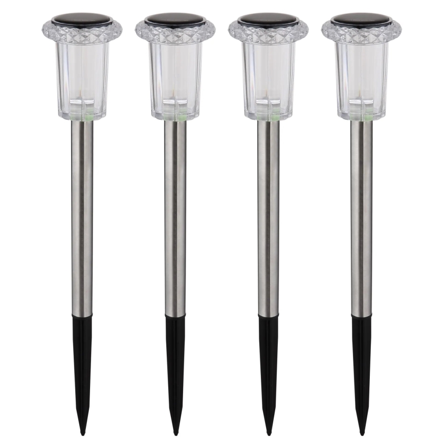 Globo - SET MED 4 LED Solcellslampor LED/0,06W/1,2V IP44 100 mAh