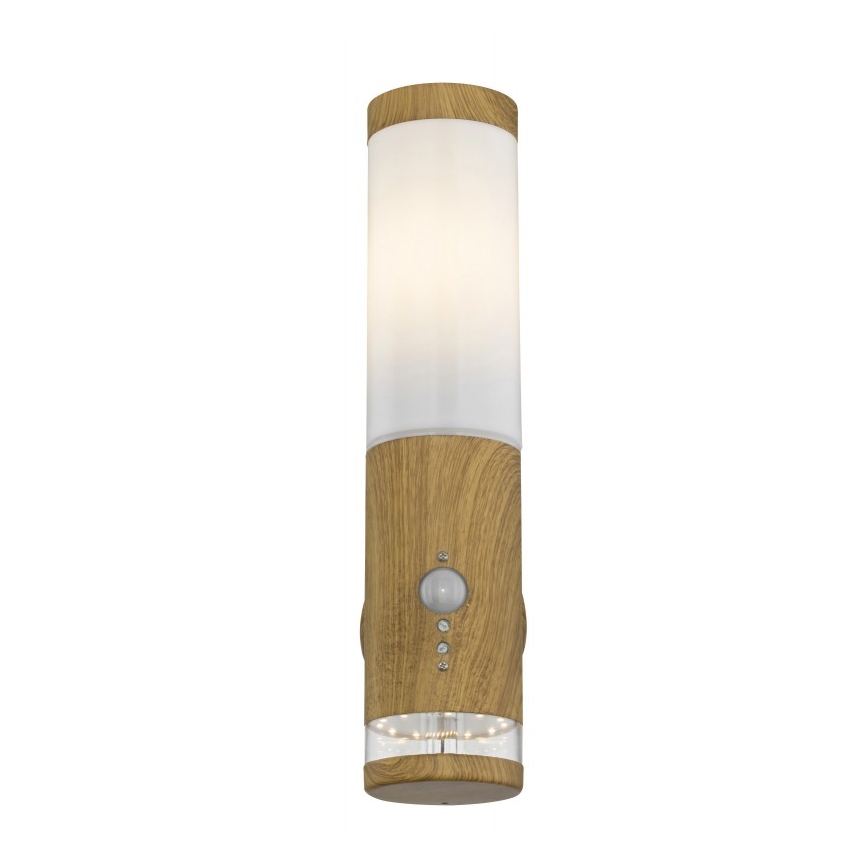Globo - Utomhus vägglampa  med sensor  1xE27/15W/230V IP44