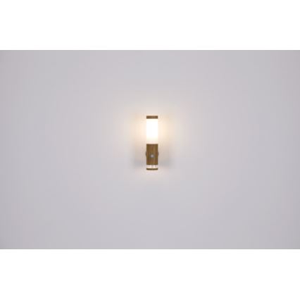 Globo - Utomhus vägglampa  med sensor  1xE27/15W/230V IP44