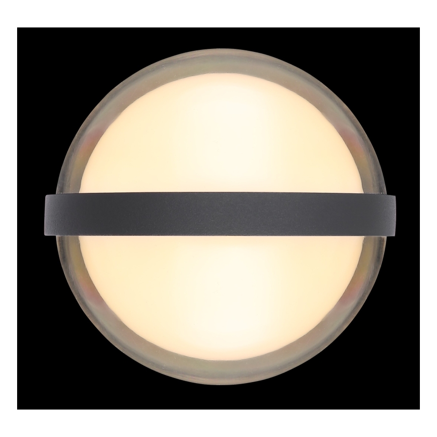 Globo - LED vägglampa för utomhusbruk LED/12W/230V IP54 svart