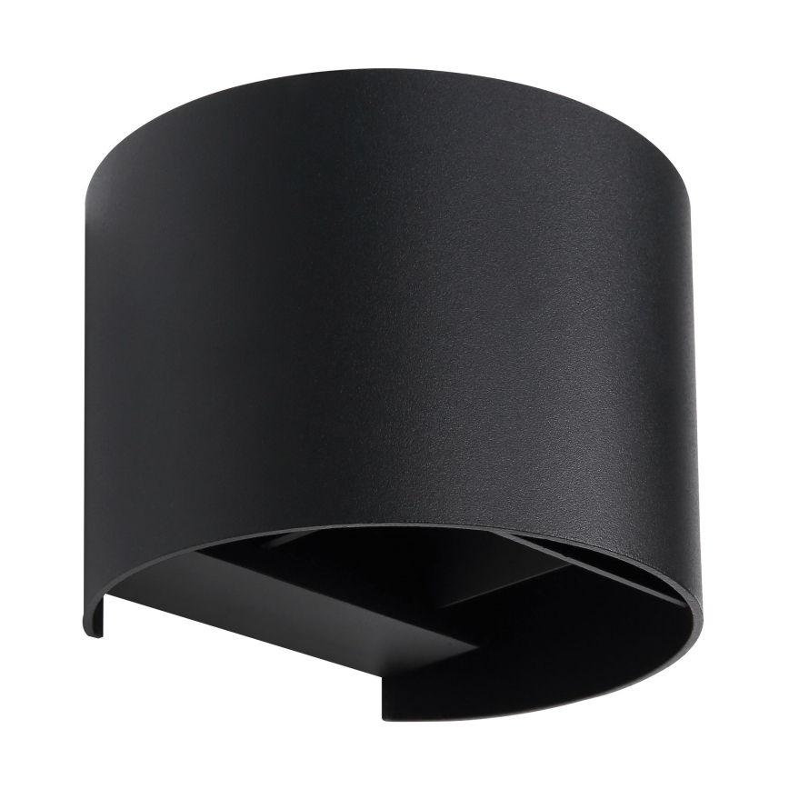 Globo - LED utomhusvägglampa 2xLED/3W/230V IP54 svart