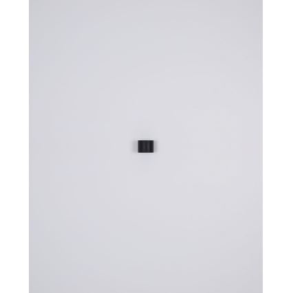 Globo - LED vägglampa för utomhusbruk 2xLED/3W/230V IP44 svart