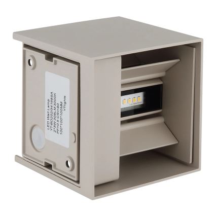 Globo - LED-vägglampa för utomhusbruk 2xLED/3W/230V IP54