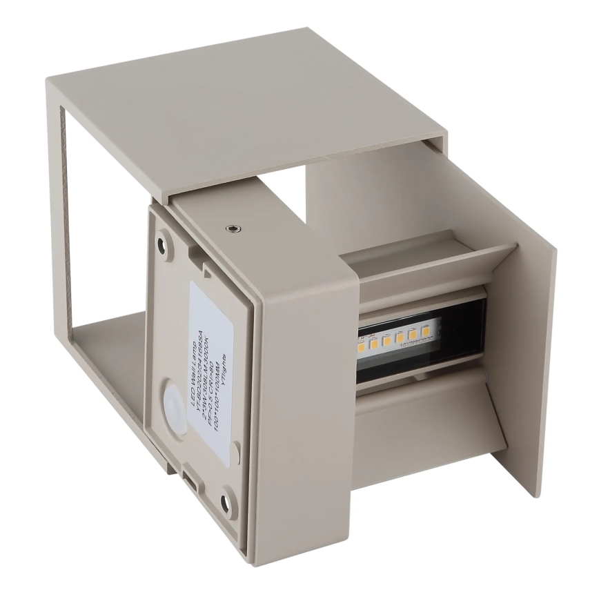 Globo - LED-vägglampa för utomhusbruk 2xLED/3W/230V IP54