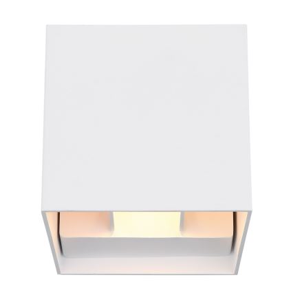 Globo - LED vägglampa för utomhusbruk 2xLED/3W/230V IP44 vit