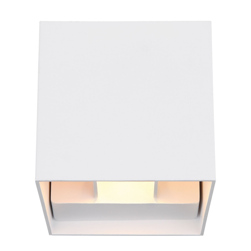 Globo - LED vägglampa för utomhusbruk 2xLED/3W/230V IP44 vit