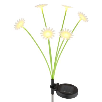 Globo - blomformad LED-solarlampa 6xLED/3V IP44 600 mAh