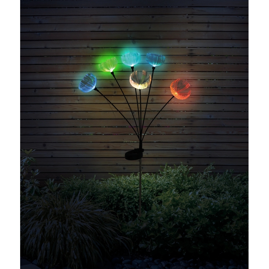 Globo - LED RGB solcellslampa 6xLED/1,2V IP44 300 mAh