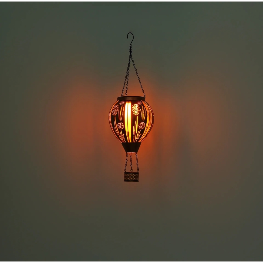 Globo - LED hängande soldekoration 12xLED/0,02W/3V IP44 300 mAh flygande ballong