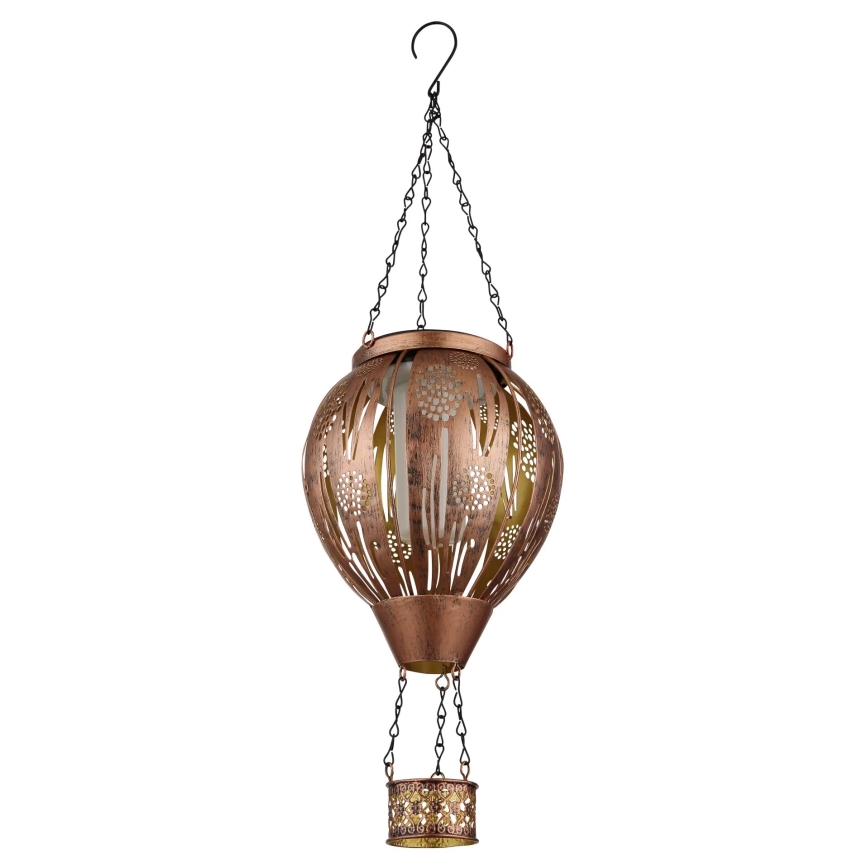 Globo - LED hängande soldekoration 12xLED/0,02W/3V IP44 300 mAh flygande ballong