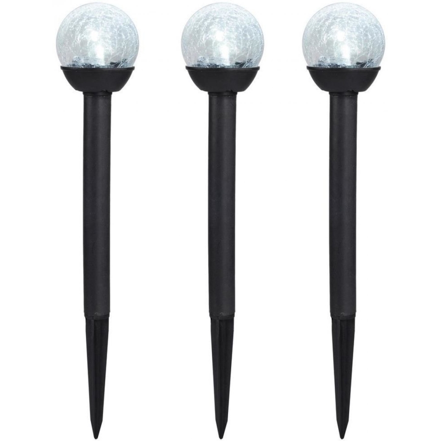 Globo - KIT 3x LED solcellslampa LED/1,2V IP44