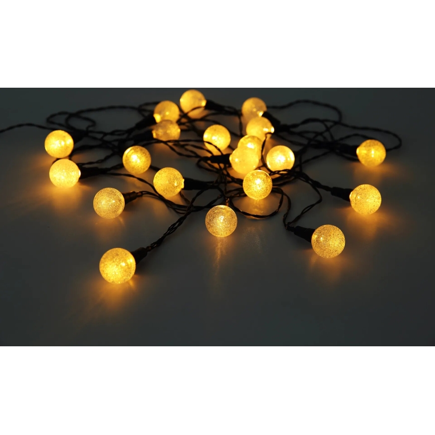 Globo - LED RGB Solcell kedja 20xLED/0,06W/3V 770 cm IP44