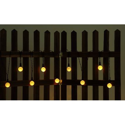 Globo - LED RGB Solcell kedja 20xLED/0,06W/3V 770 cm IP44