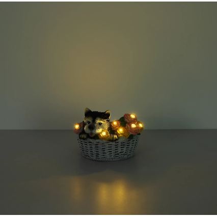 Globo - LED solcellslampa LED/1,2V IP44 300 mAh hund